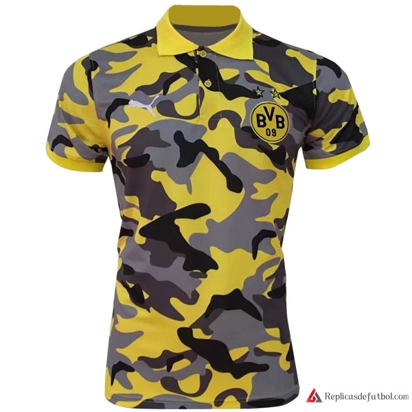 Polo Borussia Dortmund 2017-2018 Amarillo Gris